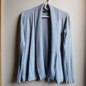 Pink Clover Blue Open Cardigan Size Small